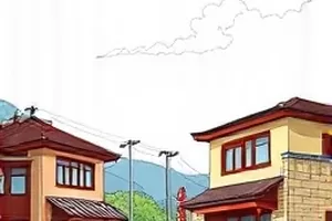 星屑观测手册漫画封面，少年仰望星屑轨道的科幻插画