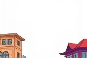 冷巷回声剧集封面，雨后窄巷与路灯倒影的冷色画面